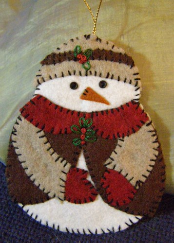 Snowman Ornament (Mother)