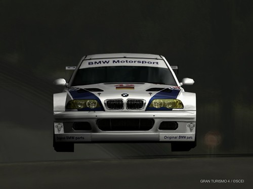 BMW M3 GTR Race Car