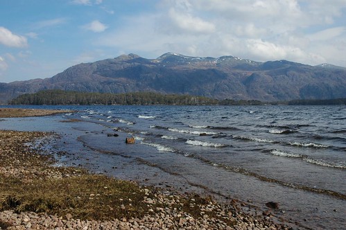 Beinn Airigh Charr across the north end of Loch Maree