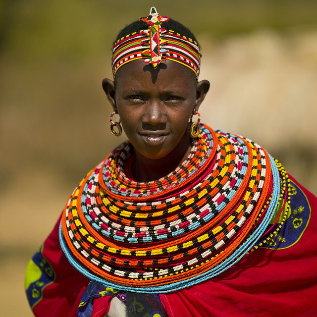Фотографии Эрика Лафорга Samburu tribe woman - Kenya
