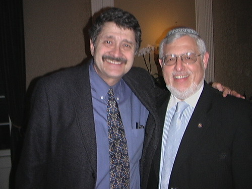 Orthodox Union Rabbi Alan Kaplinsky with Radio Personality Michael Medved - 0005