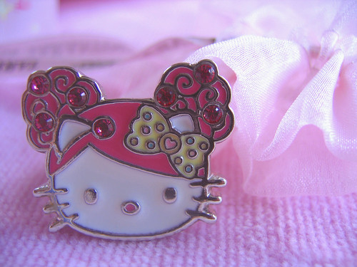 hello kitty. jewelry. pink. ring