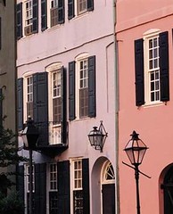 row houses in Charleston