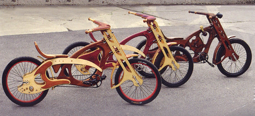 wooden bikes