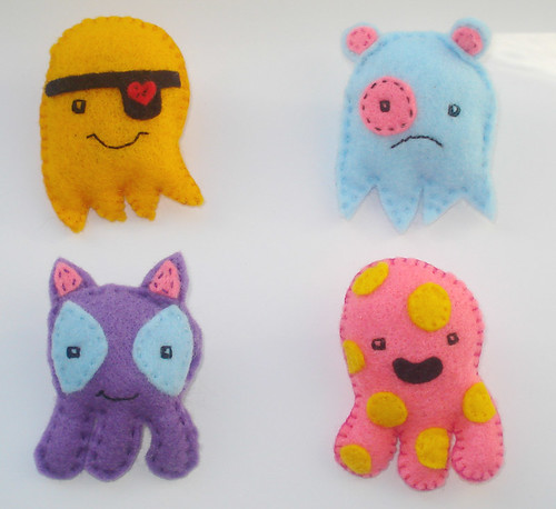New monster brooches