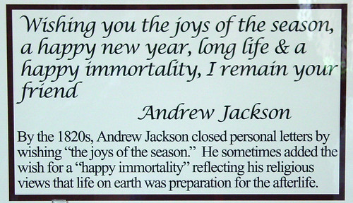 Andrew Jackson's Christmas Wishes