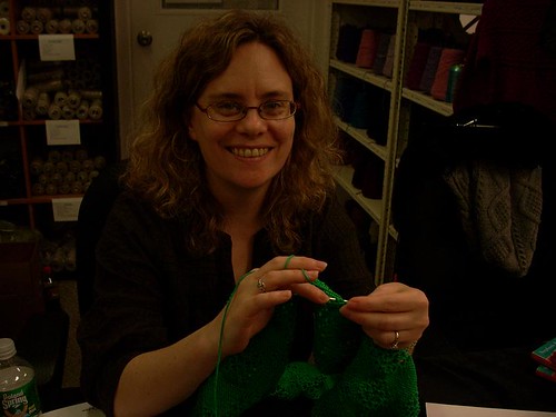Stephanie guest knitting