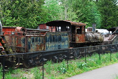 Rly Museum: 100 yrs old Steam Engine.