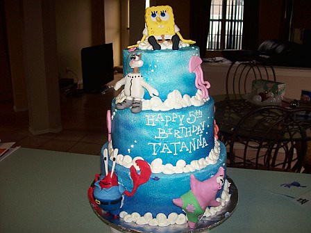 birthday cake 17. Spongebob Birthday Cake