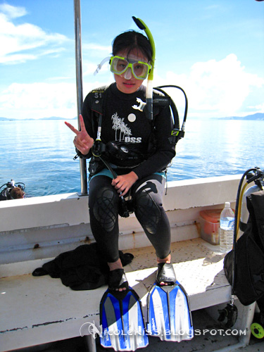 me in diving suit