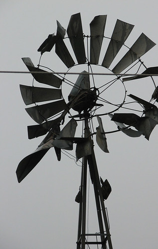Farm house windmill