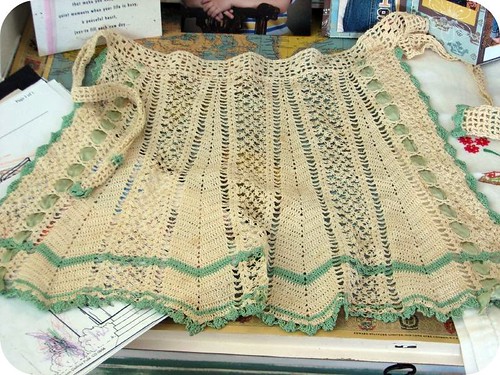 amazing crochet apron from Lexi