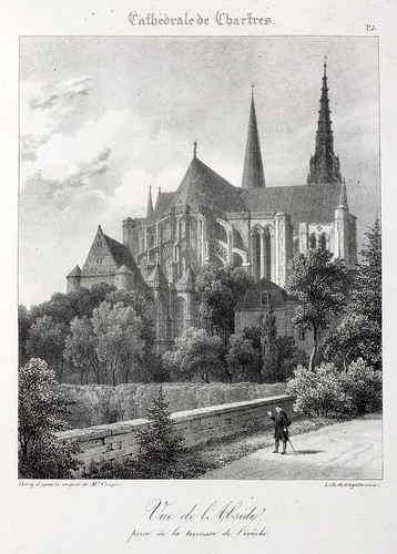 Chartres03- Vista del Abside tomada desde la terraza del obispo