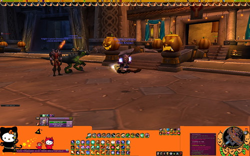My new Hello Kitty World of Warcraft UI