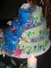waterfall cake-side