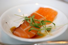 Salmon Belly from the amuse bouche