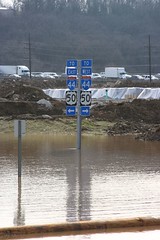 Flooded Road Sign
