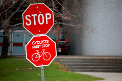 Bike Stop Sign