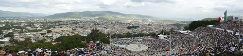 Oaxaca panorama from Guelaguetza