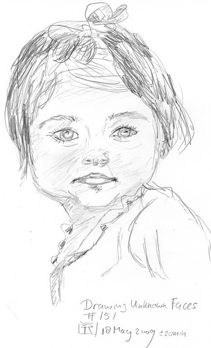 How To Sketch Faces. Drawing Unknown Faces, part