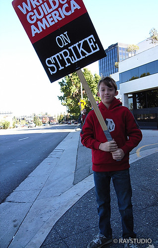 Very Young Writer on Strike