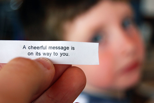 Cheerful message