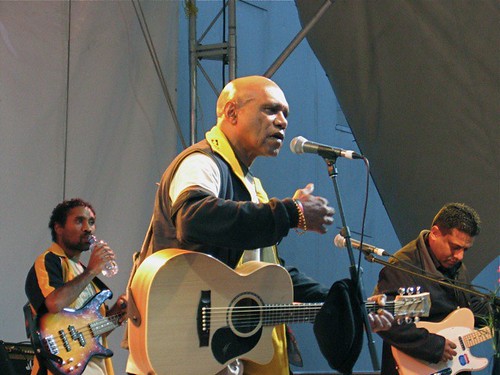 Archie Roach and band