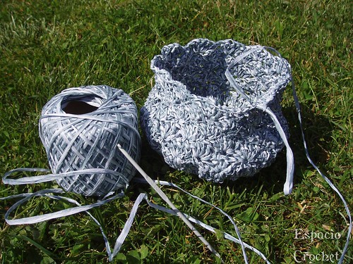 I´m crocheting a paper bag