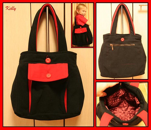 Must-punane kott