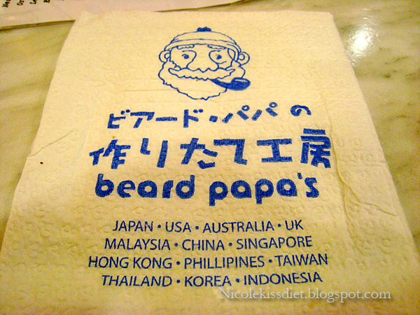 beard papa napkin