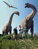 Nyctosaurus, Titanosaurus, Ornithomimus, Bob, Nigel, Suzanne