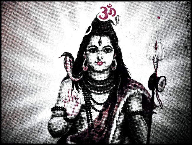 Lord Shiva [ Pink ver. ] by Gaurav Dhwaj Khadka