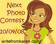 Photo Contest at writefromkaren.com