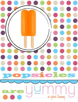 Polka Dot Popsicle Party Print copy