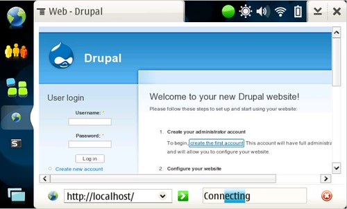 Mohammed Sameer's drupal and the N810