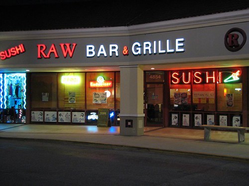 outside the Sushi Raw Bar & Grille