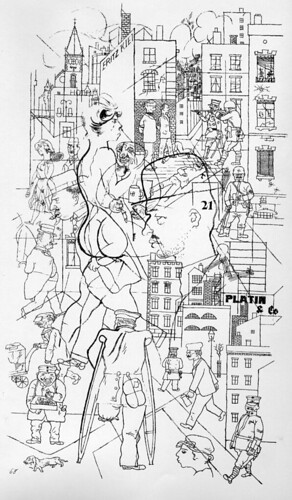 "Cross Section" by George Grosz, 1920