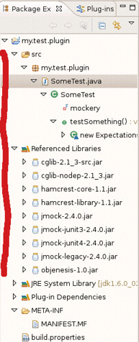 3rd-party libraries in the same plug-in as custom code is not good form.