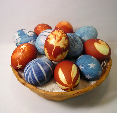 natural colored eggs