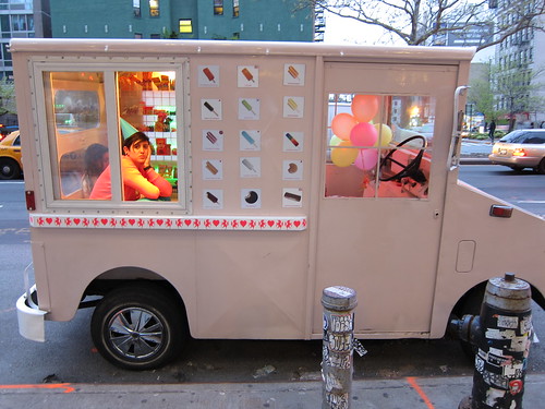 Bored, Ice Cream Truck, Dianne Arbus-esque
