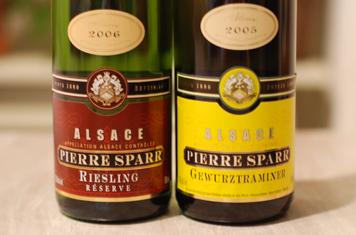 Pierre Sparr Riesling and Gewurztraminer