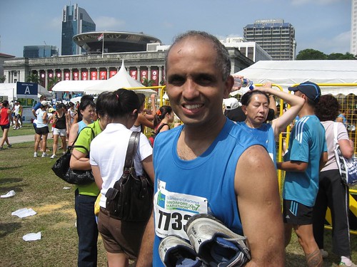 Your Truly.. All smiles after successfully completing 4th full marathon..