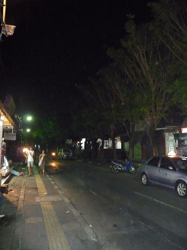 Bali - Legian Street at night