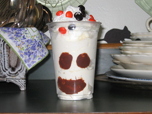 spooky ghost milkshake