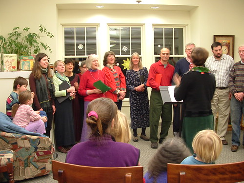 Potluck Singers at the library