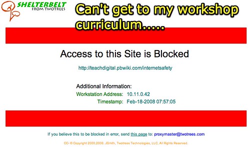 Access to this site is blocked