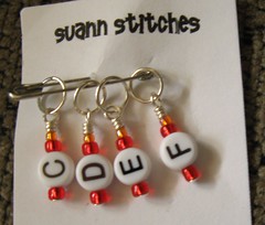 Suann A-B Stitch markers