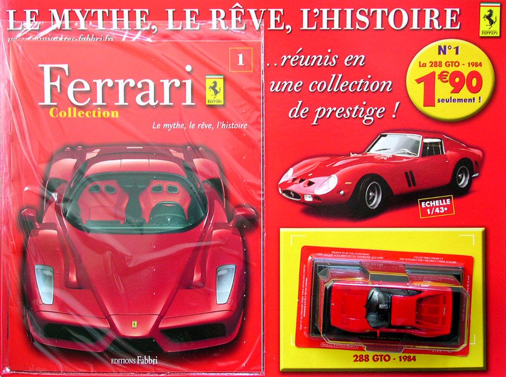 IXO Ferrari 1/43 collection presse 1ère édition 