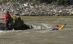 Swiftwater tension traverse