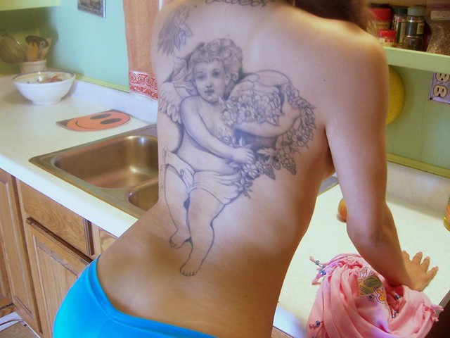 tattoo design ang model tube8 girl photo